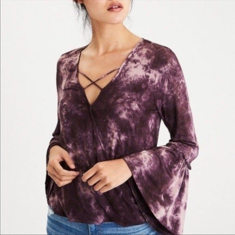 American Eagle | Soft & Sexy Purple Blouse